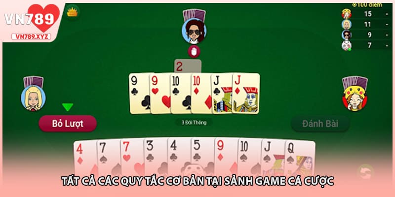 Tất cả các quy tắc cơ bản tại sảnh game cá cược